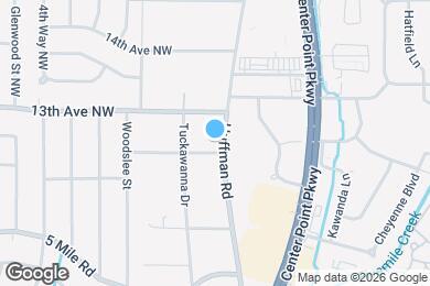 Map image of the property - 1259 Huffman Rd