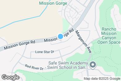 Map image of the property - 7647 Mission Gorge Rd