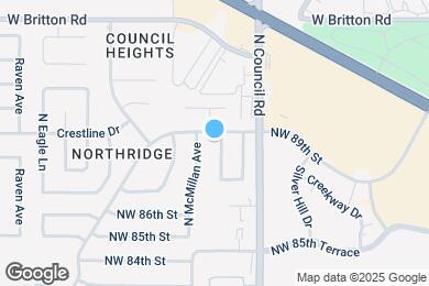 Map image of the property - 8829 Parkridge Dr