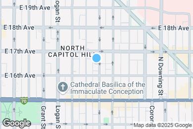 Map image of the property - 1641 N Washington St