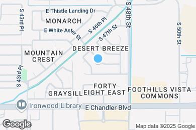 Map image of the property - 4731 E White Aster St