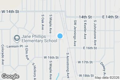 Map image of the property - 1520 S Santa Fe Ave