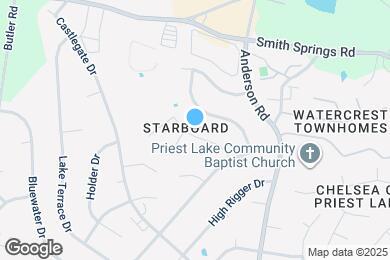 Map image of the property - 2924 Starboard Dr