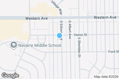 Map image of the property - 513 S Edison Ave