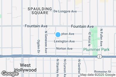 Map image of the property - 7635 1/2 Lexington Ave