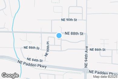 Map image of the property - 8622 NE 91st Ave