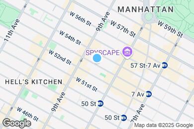Map image of the property - 359 W 53rd St