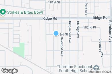 Map image of the property - 18307 Wildwood Ave
