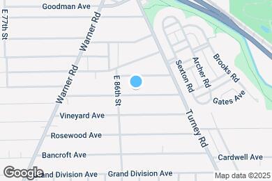 Map image of the property - 8713 Jeffries Ave