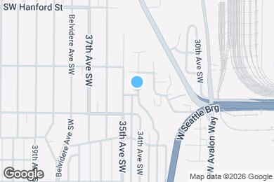 Map image of the property - 3421 34th Ave SW