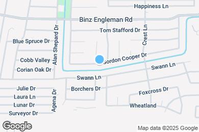 Map image of the property - 5050 Gordon Cooper Dr