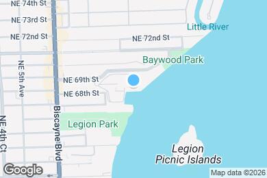 Map image of the property - 770 NE 69th St