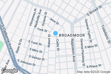 Map image of the property - 3636 Upperline St