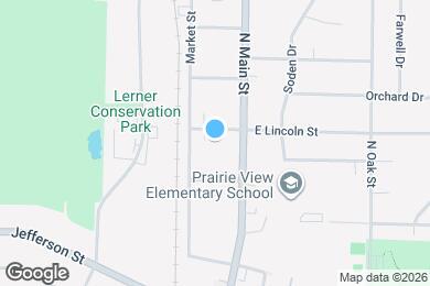 Map image of the property - 134 W Lincoln St