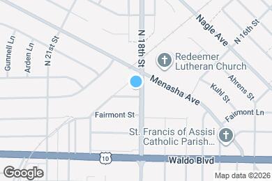 Map image of the property - 1228 N 18th St