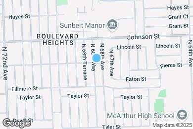 Map image of the property - 641 N 68th Way