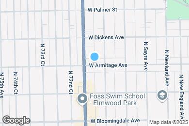 Map image of the property - 7172 W Armitage Ave