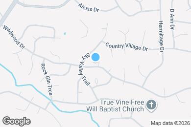 Map image of the property - 801 Clouddale Ct