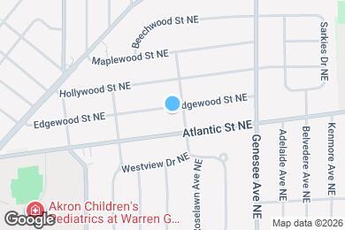 Map image of the property - 1544 Edgewood St NE