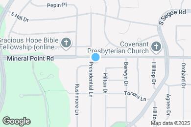 Map image of the property - 405 Presidential Ln