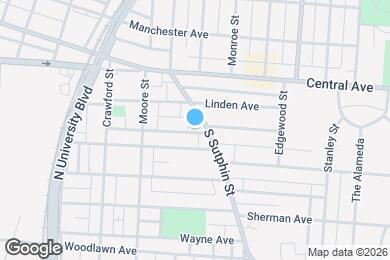 Map image of the property - 2105 Arlington Ave