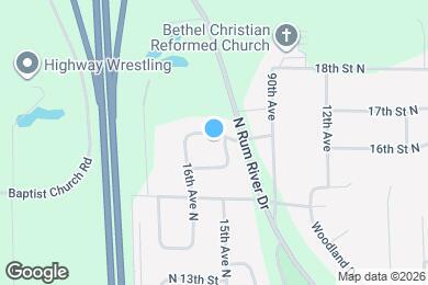 Map image of the property - 1607 15th Ave N