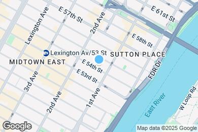 Map image of the property - 345 E 54th St