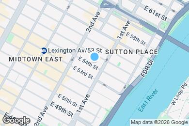 Map image of the property - East 54th Street