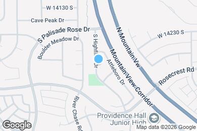 Map image of the property - 14343 S Highfield Dr