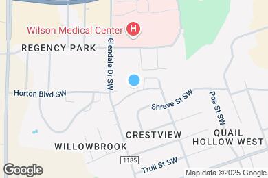 Map image of the property - Briarcliff Apartments