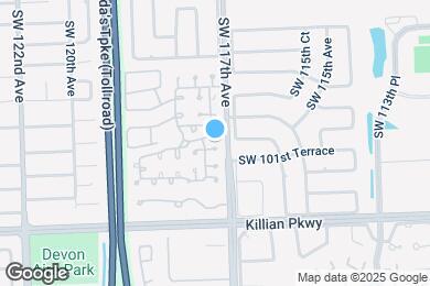 Map image of the property - 10061 SW 117th Ct