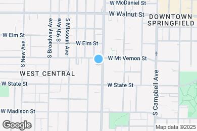 Map image of the property - 615 S Grant Ave