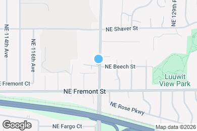 Map image of the property - 3645 NE 122nd Ave