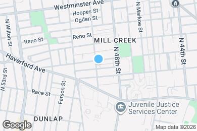 Map image of the property - 727 N 49th St