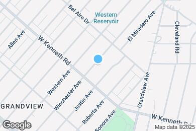 Map image of the property - 1332 Winchester Ave