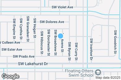 Map image of the property - 734 SW Avens St