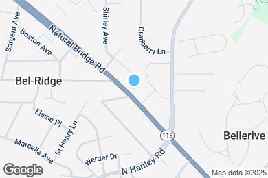 Map image of the property - 8721 Natural Bridge Rd