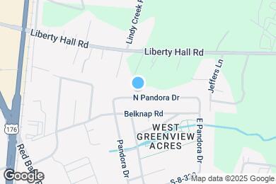 Map image of the property - 221 N Pandora Dr