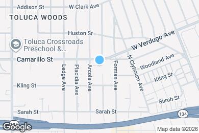 Map image of the property - 10240 Camarillo St