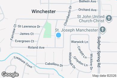 Map image of the property - 444 Rosedale Terrace