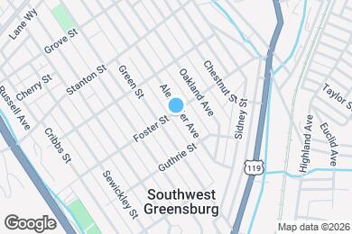 Map image of the property - 420 Foster St