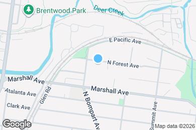Map image of the property - 622 N Forest Ave