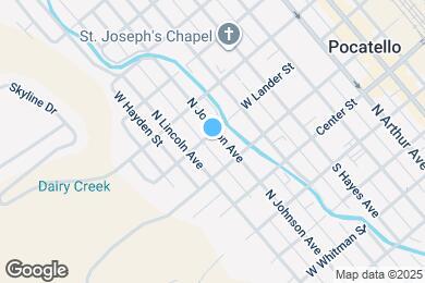 Map image of the property - 805 W Lander St