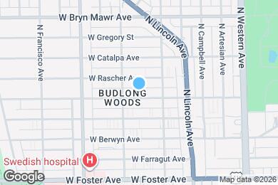 Map image of the property - 2636 W Balmoral Ave