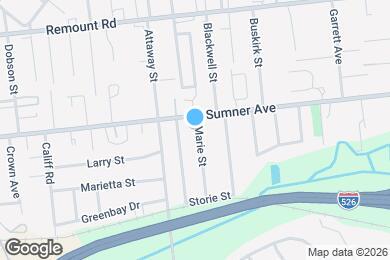 Map image of the property - 5473 Marie St