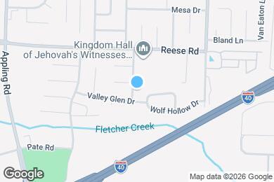 Map image of the property - 2428 Green Glen Dr