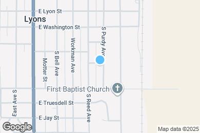 Map image of the property - 605 S Purdy Ave