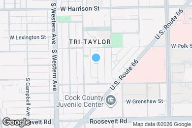 Map image of the property - 908 S Bell Ave