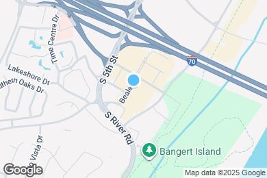 Map image of the property - Residences at The Streets of St. Charles Apartment Homes