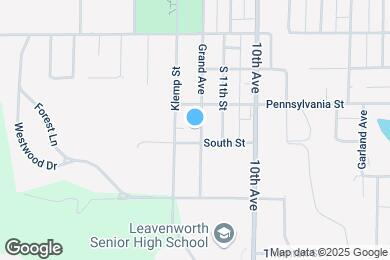 Map image of the property - 1724 Grand Ave